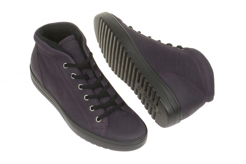 ecco Fara Stiefelette lila Warmfutter