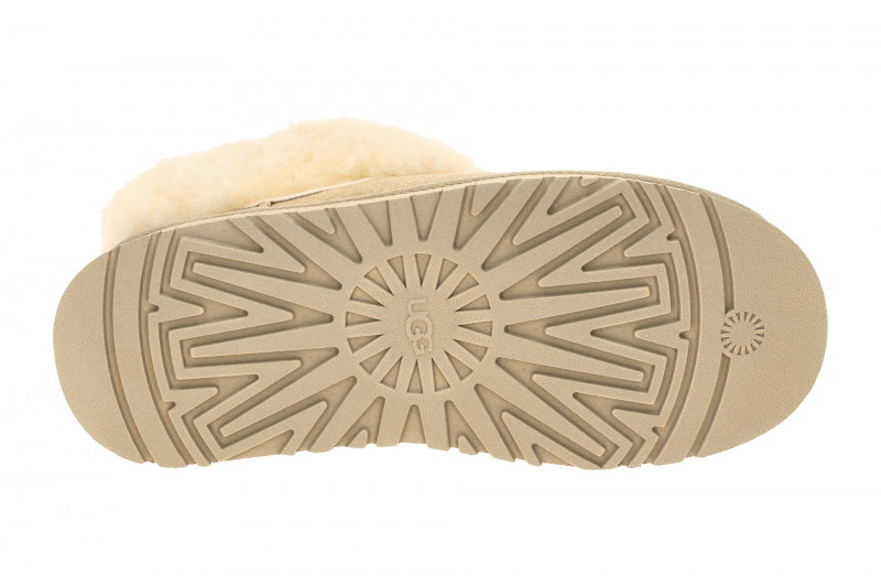 UGG Tazzele Boots Plateau Slipper beige Warmfutter