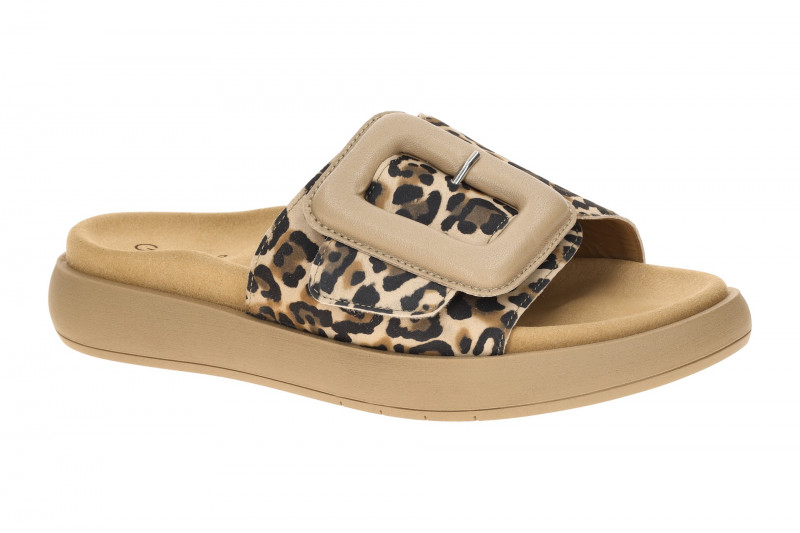 Gabor Plateau Pantolette braun schwarz Luchs 83.751.32