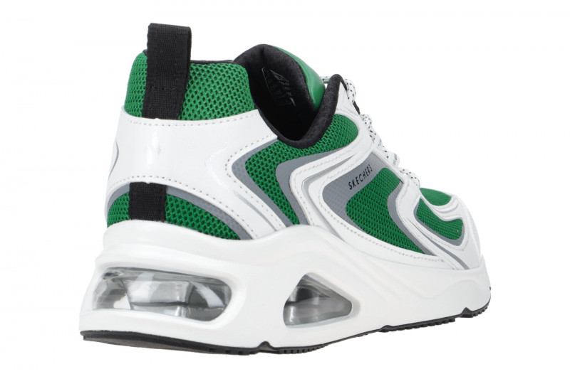 Skechers UNO Schuhe weiß grün Damen Sneakers 177424