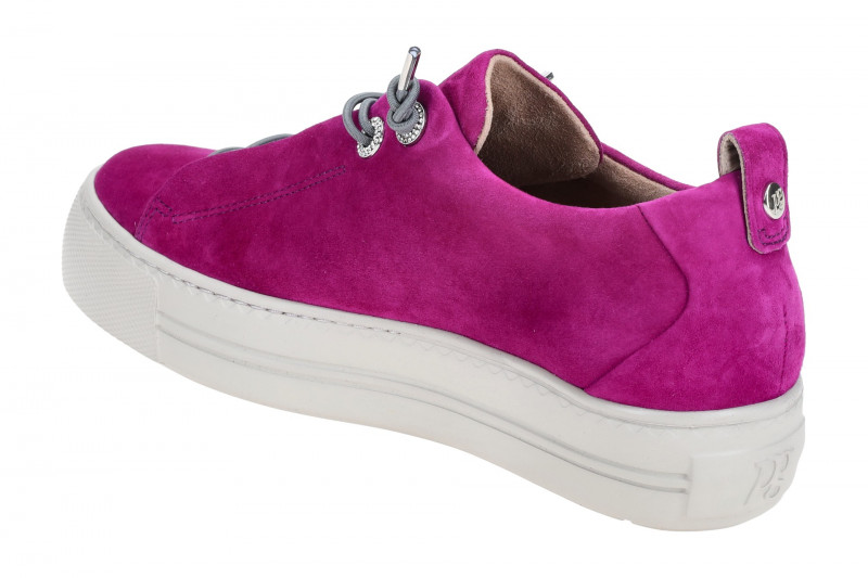 Paul Green Sneaker Plateau Schuhe lila Glitzer 5417