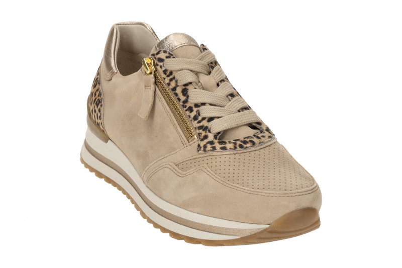Gabor comfort Sneaker Schuhe beige caramel H-Weite Leo 66.528.34
