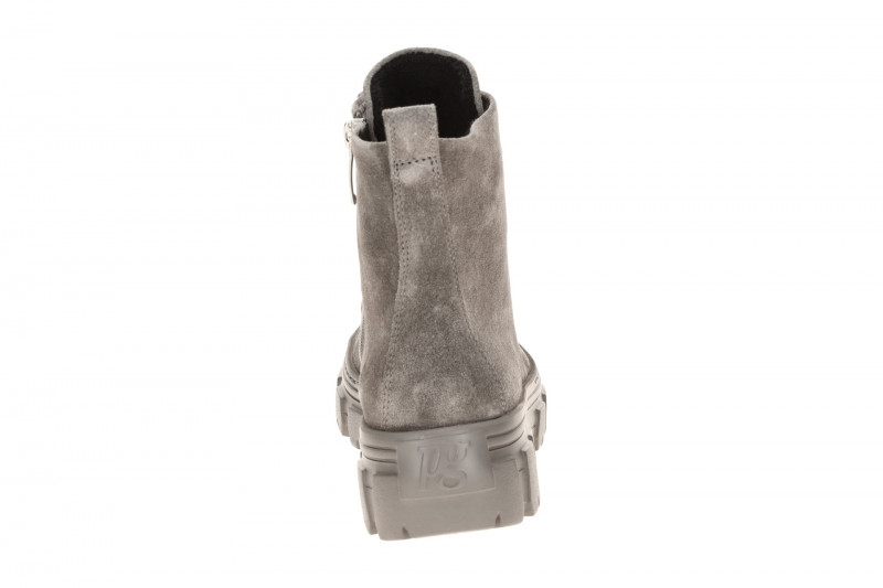 Paul Green Stiefel Boots grau Velour Mokassin 5499