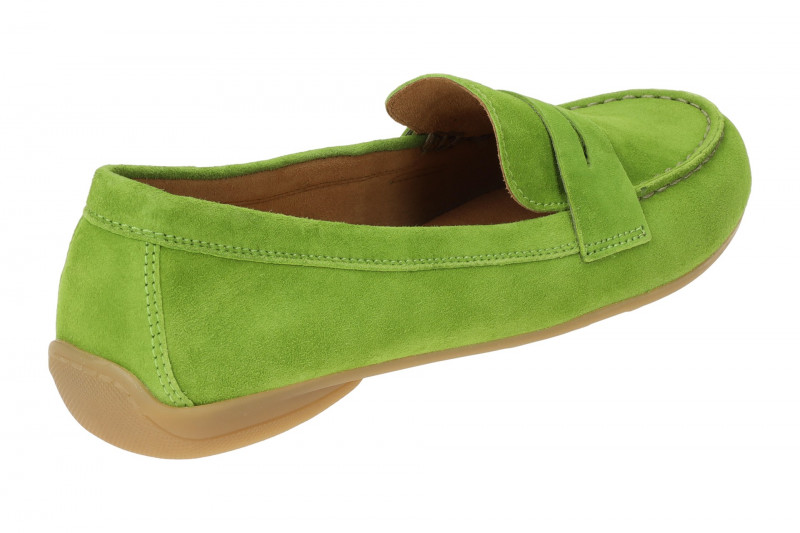 Gabor Schuhe Mokassin Slipper grün 44.200.11