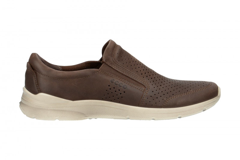 Ecco Irving Schuhe Slipper braun coffee gelocht
