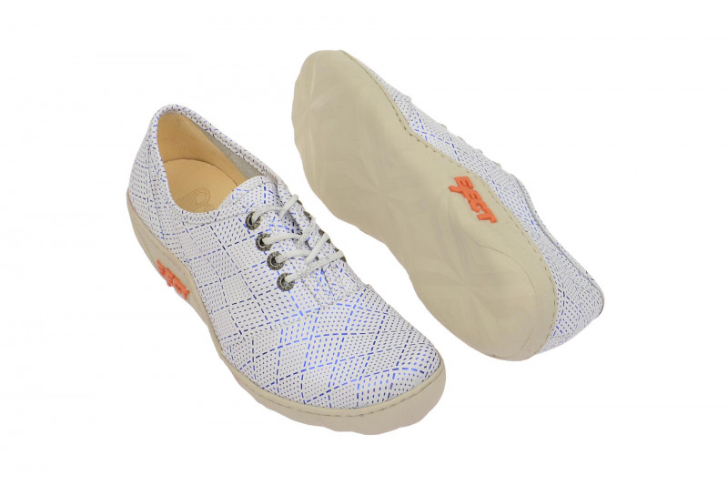 Eject Diamante Schuhe weiß blau 17070