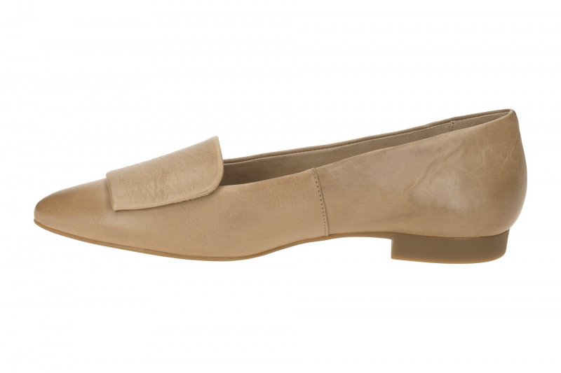 Paul Green Ballerinas braun alpaca Leder-Kappe 3792