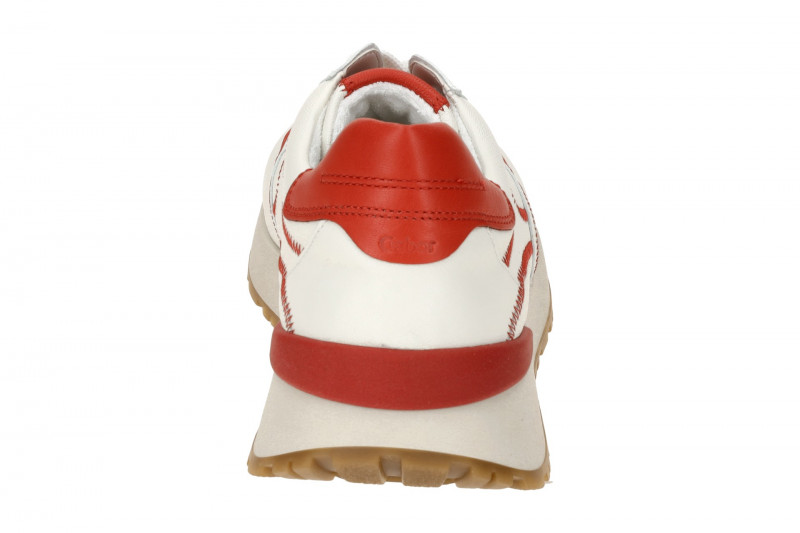 Gabor Schuhe Sneakers weiß rot 63.491.25