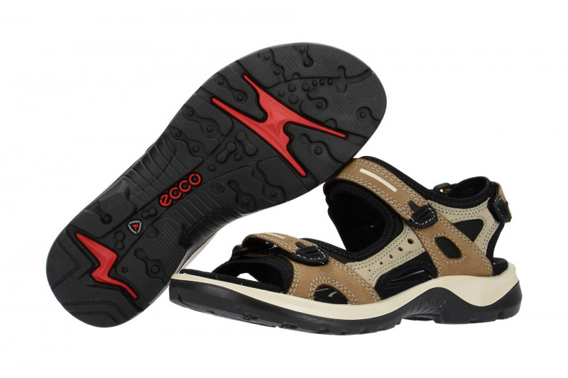 Ecco Damen Sandale Offroad hellbraun
