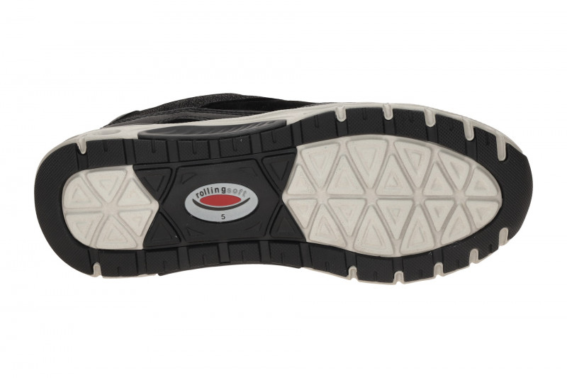 Gabor RollingSoft Schuhe schwarz gelochte Sohle 76.986.47