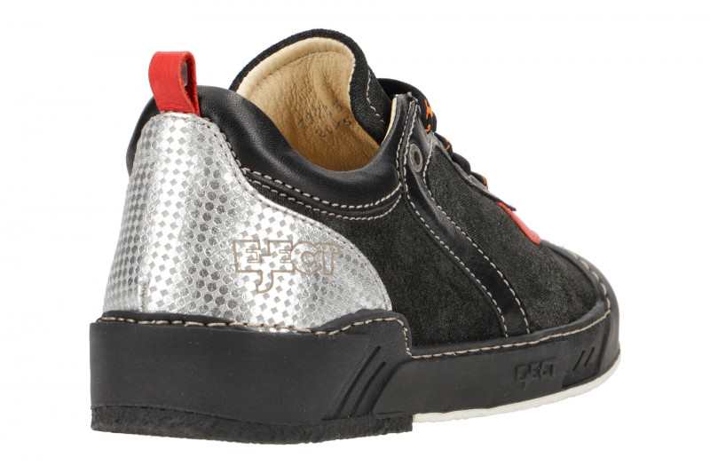 Eject Puzzle Schuhe schwarz rot silber 20233