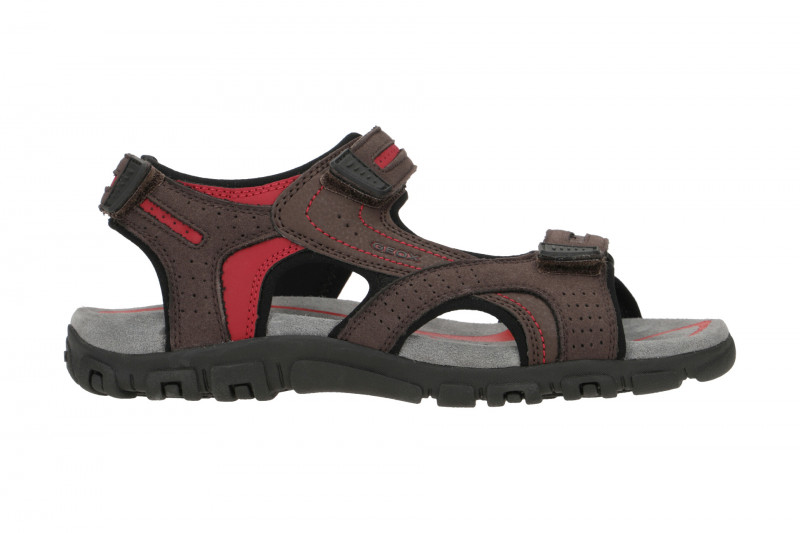 Geox Sandale Strada braun rot U8224D