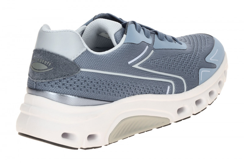 Gabor RollingSoft Schuhe blau Häkeloptik 86.984.26