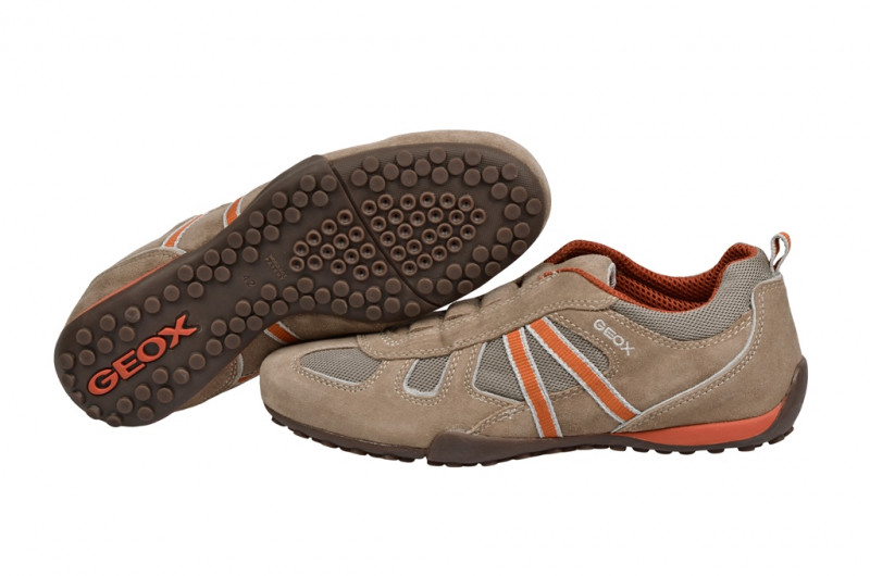Geox Snake R Schuhe beige Slipper U3207R