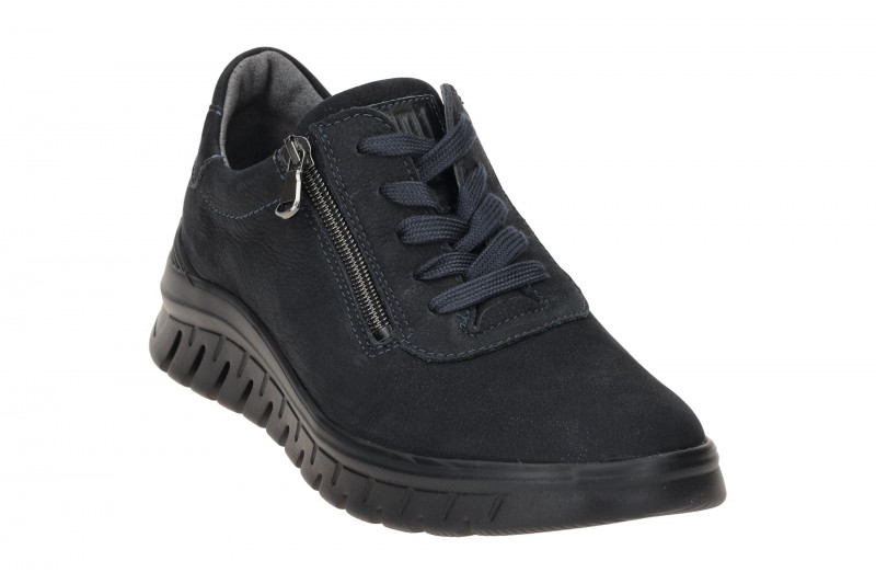 Waldläufer Biggi Schuhe blau Glitzer H-Weite