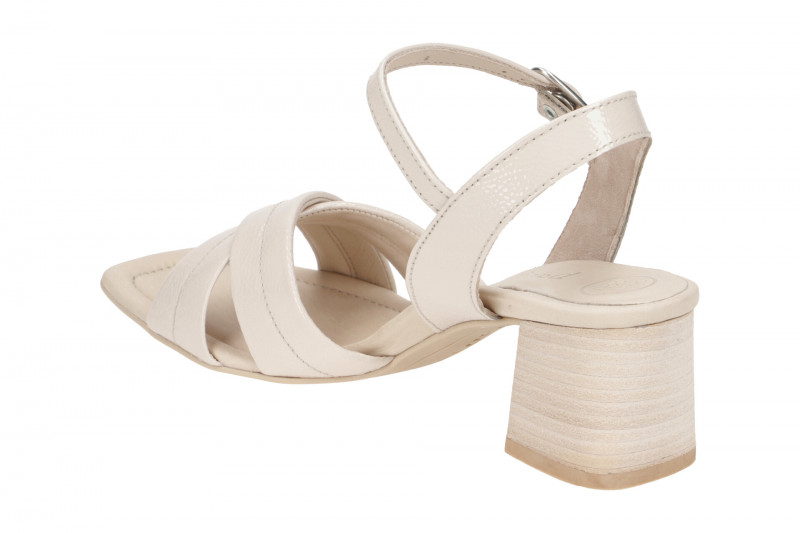 Paul Green Sandalette beige biscuit Lack 7945