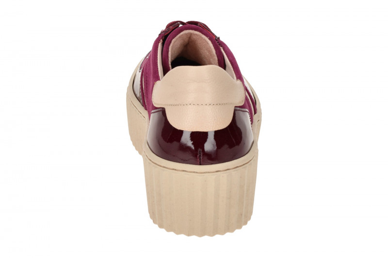 Gabor Schuhe lila Plateau Schnür Sneakers 53.203.10