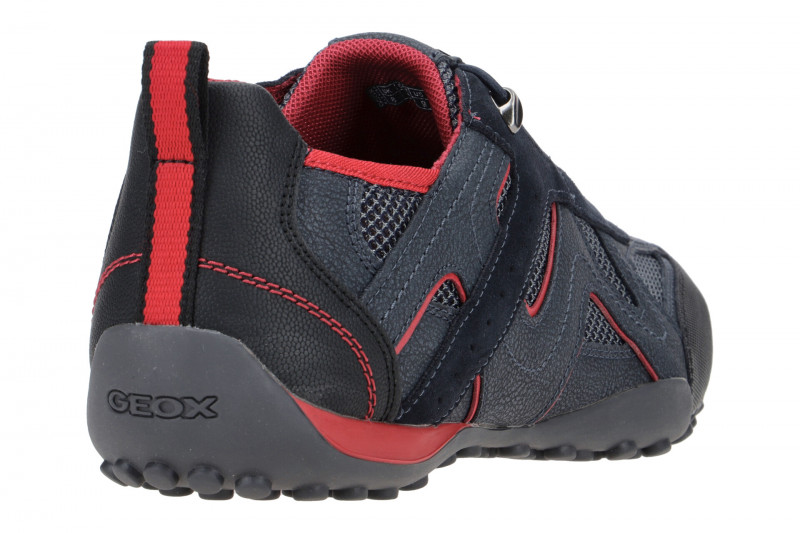 Geox Snake Sneaker Schuhe blau rot U2507B