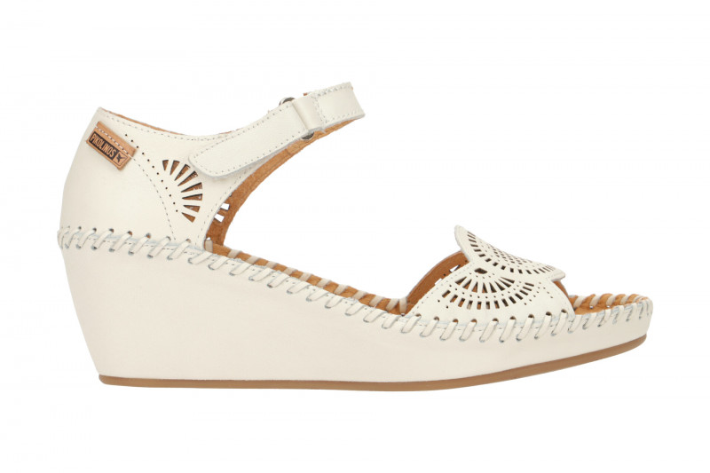 Pikolinos Margarita Keil Sandale weiß 943-1859