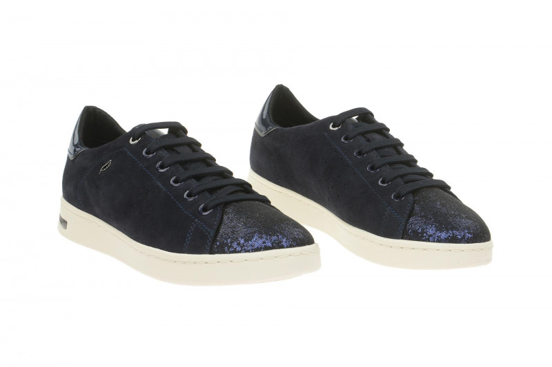 Geox Respira Jaysen A Damenschuhe in dunkelblau glitter Sneakers