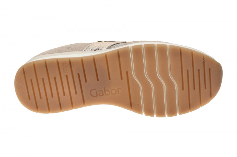 Gabor comfort Sneaker Schuhe beige gold K-Weite 66.306.62