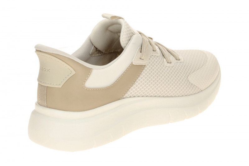 Geox Plummery Schuhe Slipper beige papyrus Damen FASTin D670JB