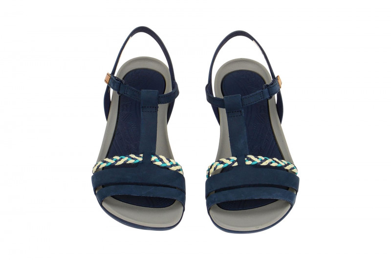 Clarks Tealite Grace Damen Sandale blau