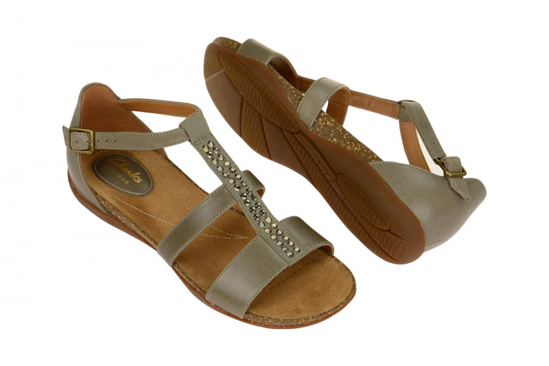 Clarks Sandalen Autumn Fresh grün