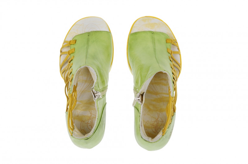 Eject Eleane II Schuhe grün gelb Plateau Keil