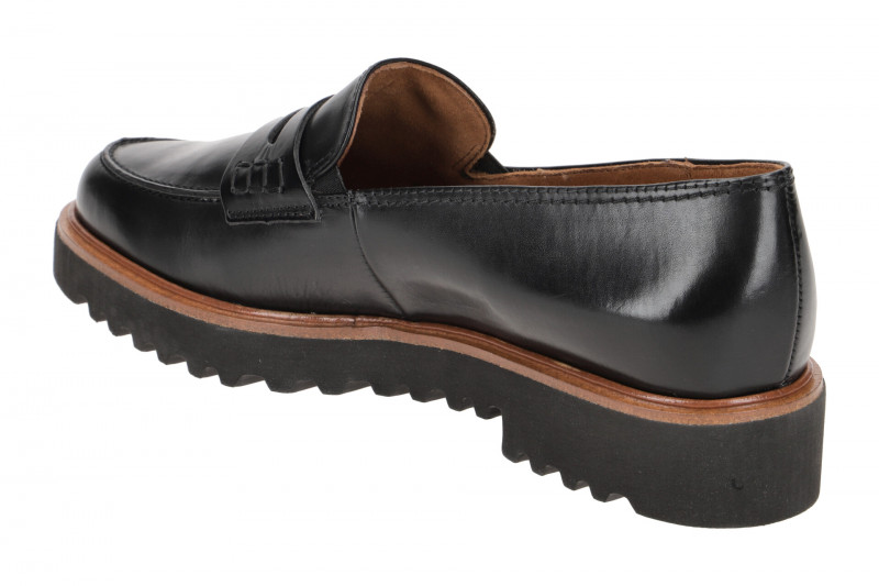 Paul Green Schuhe Slipper schwarz Kalb 2694