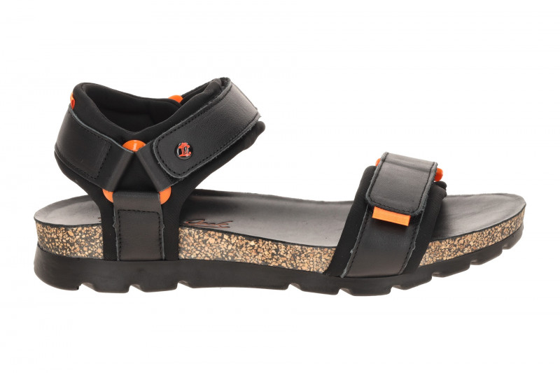 Panama Jack Seth C2 Herren Sandale schwarz orange