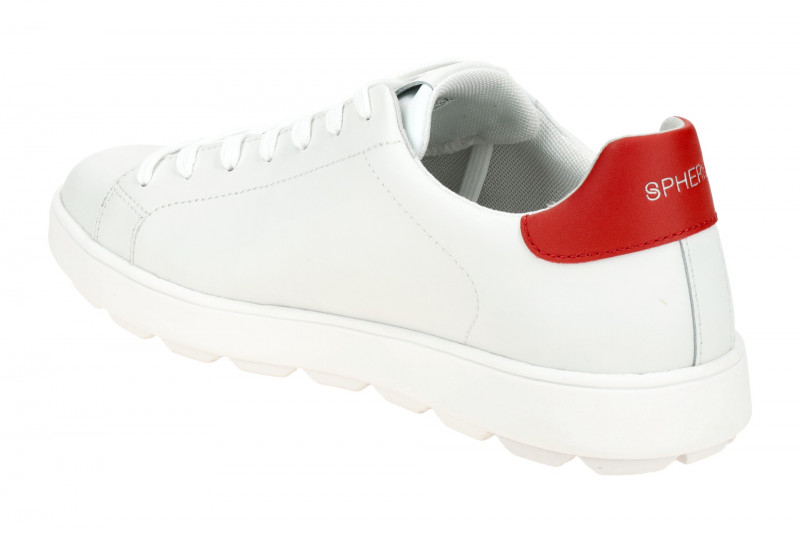 Geox Spherica Sneaker Schuhe weiß rot U45GPA