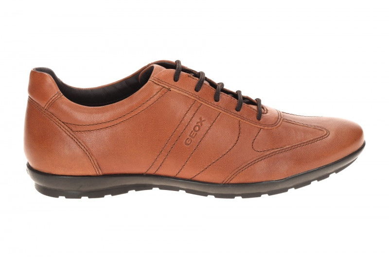 Geox Symbol Schuhe hellbraun Schnürer U74A5B