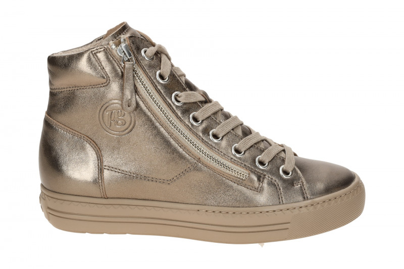 Paul Green Mid-Sneaker Schuhe taupe braun metallic 4024