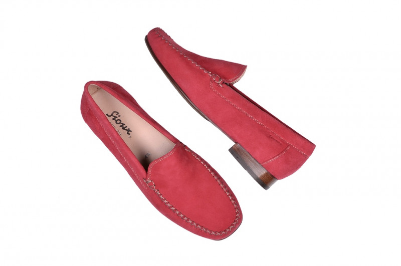 Sioux Campina Mokassin Slipper rot rubin 53495