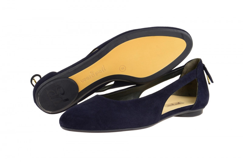 Paul Green Ballerina Schuhe blau 3553-012