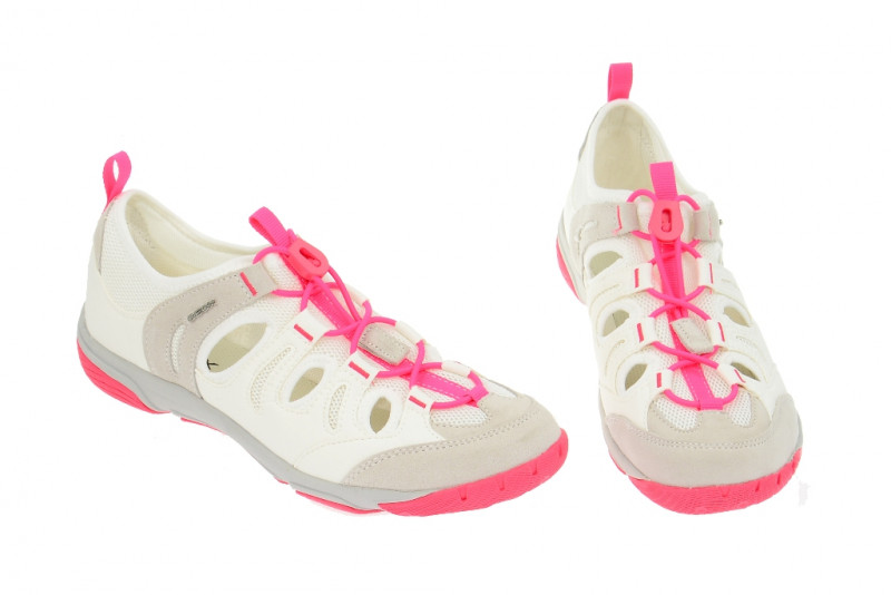 Geox Xense Schuhe weiß pink