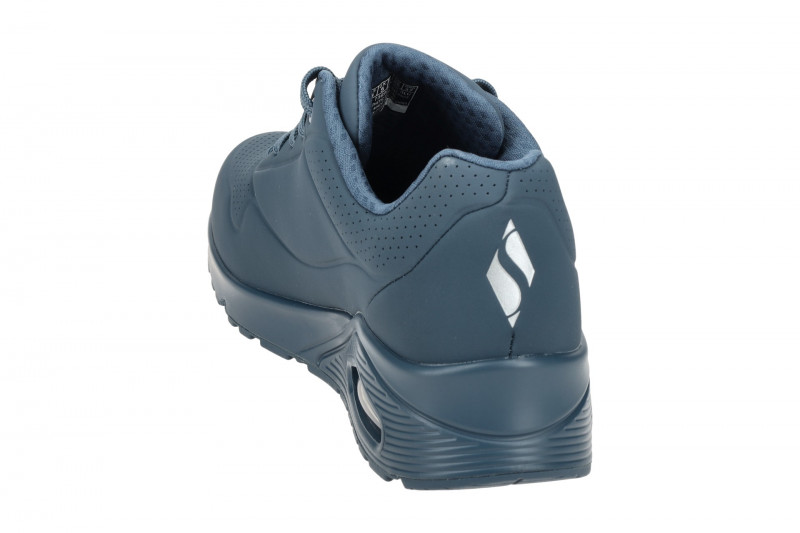 Skechers Uno Schuhe blau uni Damen Sneakers 73690