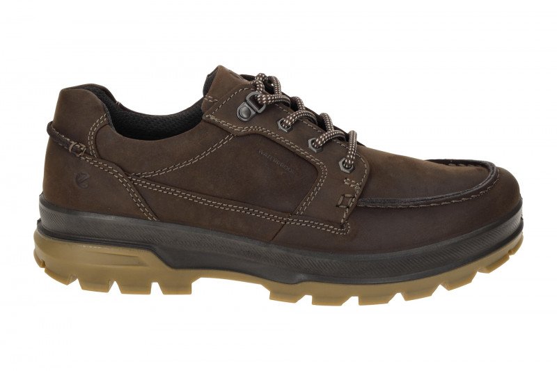Ecco Rugged Track Schuhe braun Mokassin wasserdicht