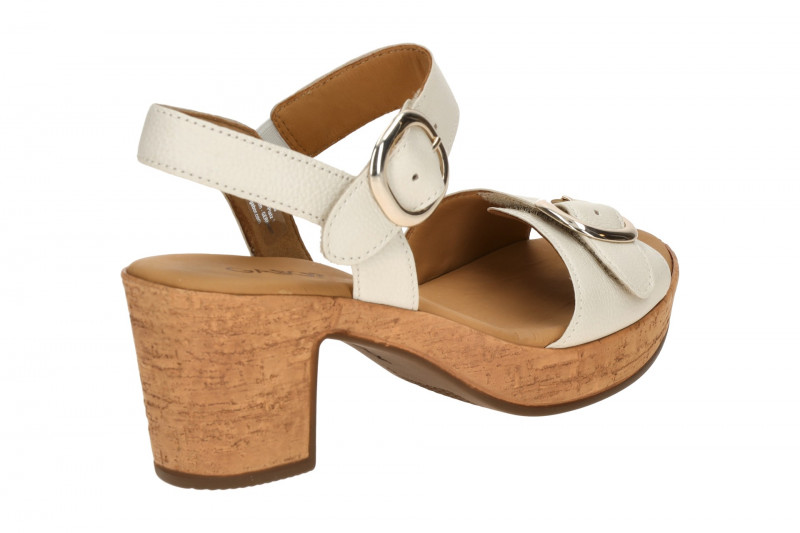 Gabor Sandalette weiß creme Glattleder 84.764.20