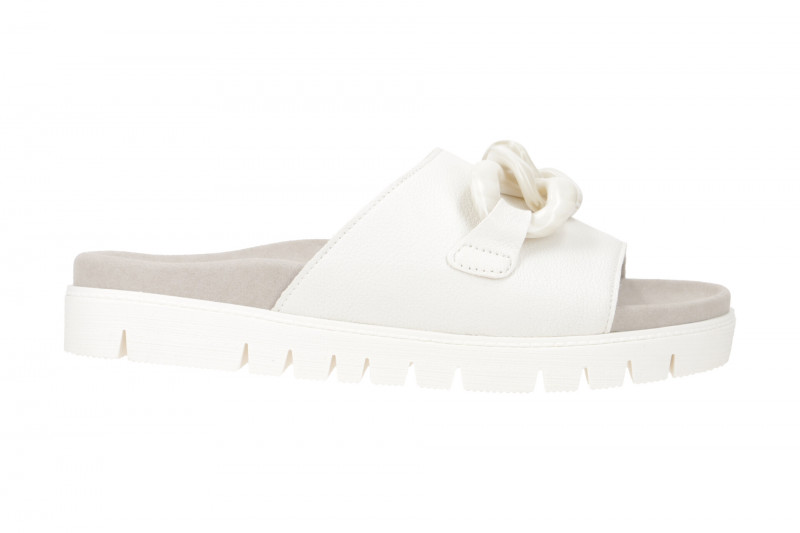 Gabor Glamour Pantolette weiß Nappa 43.743.20