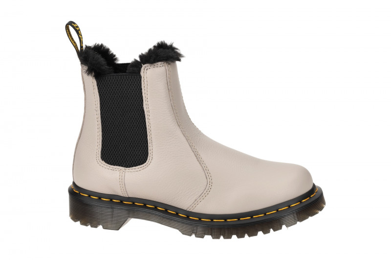 Dr Martens Leonore Stiefelette Chelsea-Boot grau Warmfutter 2976