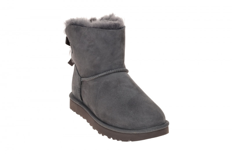 UGG Mini Bailey Bow 2 Stiefel grau obsidian 1016501