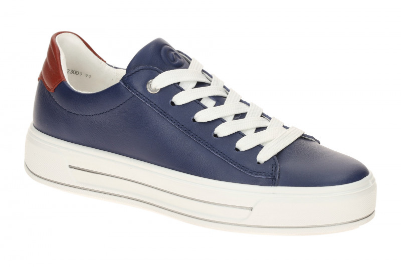 ARA Canberra Plateau Schuhe blau ink H-Weite 12-23003