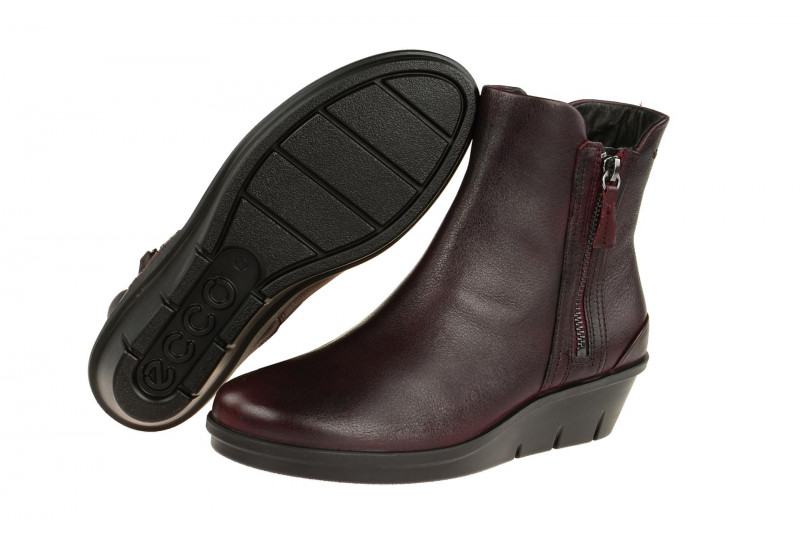 Ecco Skyler Stiefelette dunkel-rot bordo