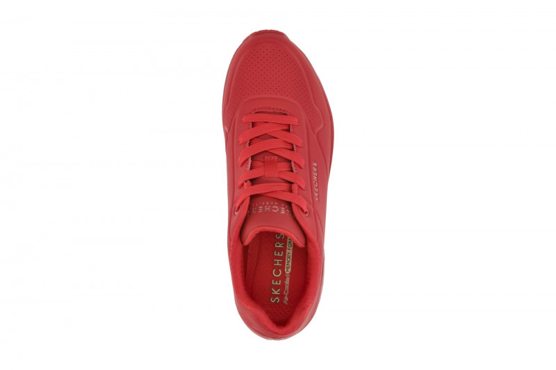 Skechers Uno Schuhe rot Damen Sneakers 73690