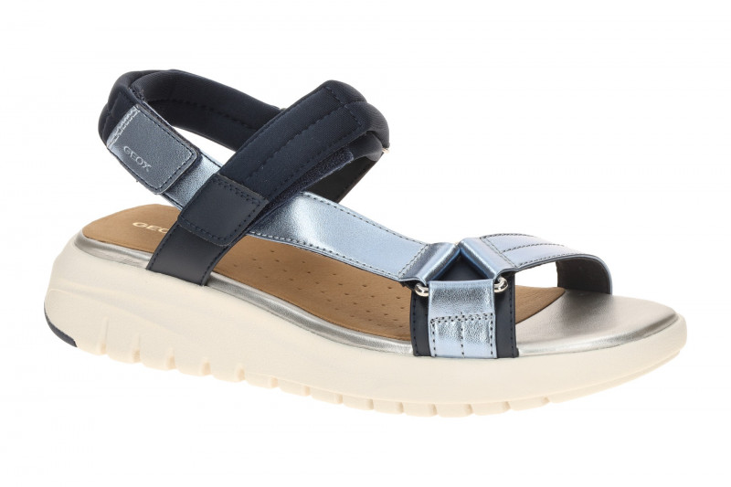 Geox Flextride Sandalen blau metallic D65BSD