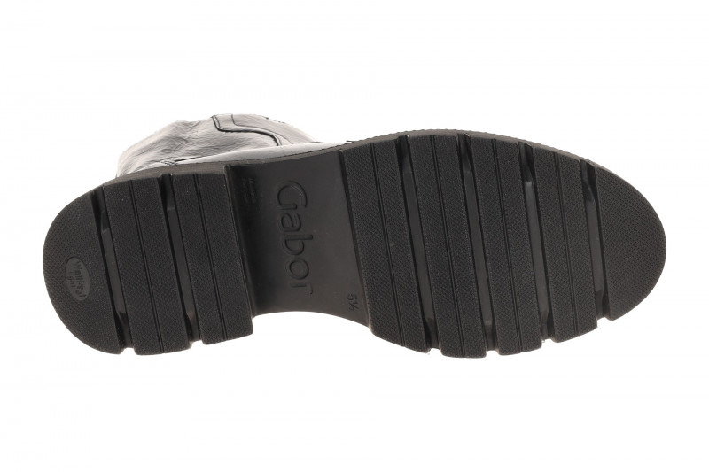 Gabor Fashion Stiefel Boots blau Lack Front-Zip 71.854.96