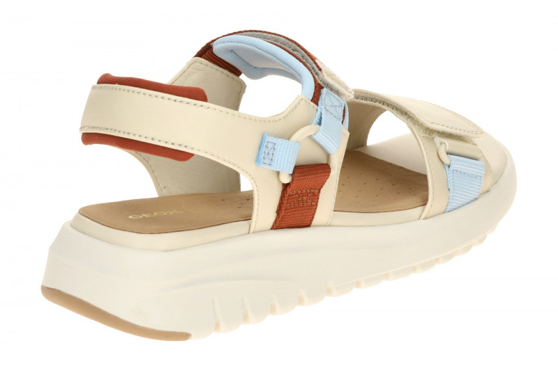 Geox Flextride Sandalen beige blau D65BSC