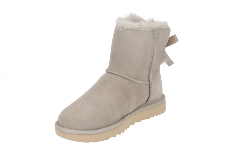UGG Stiefel hellgrau goat Mini Bailey Bow II